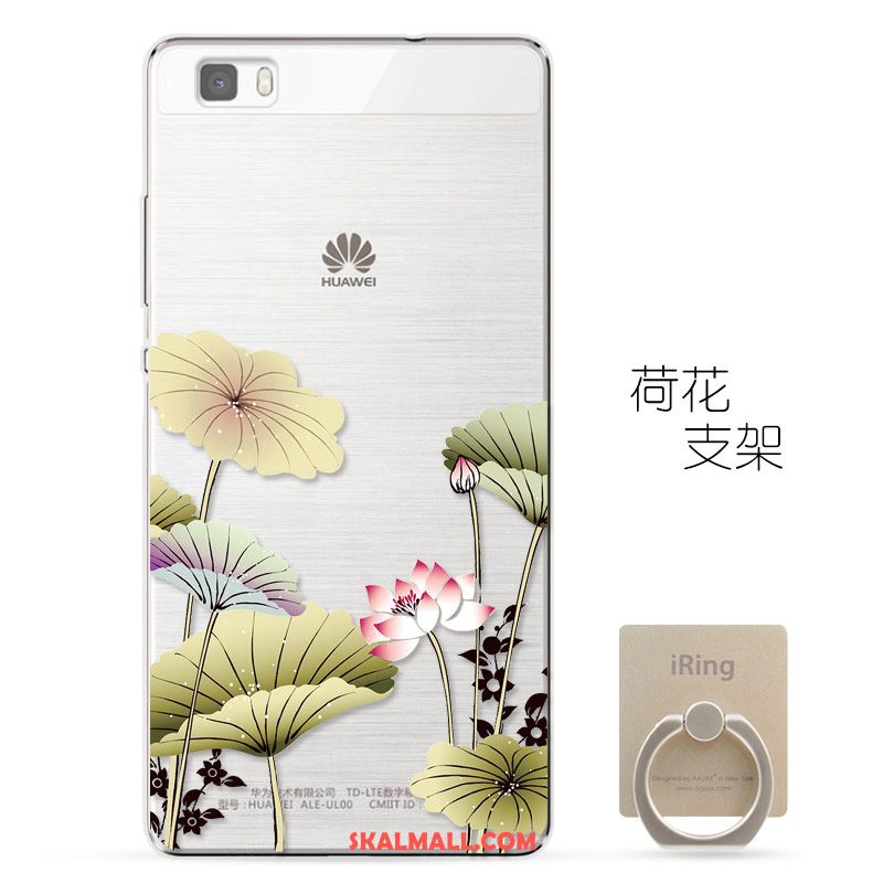 Huawei P8 Skal Silikon Blå Mjuk Mobil Telefon Trend Rea