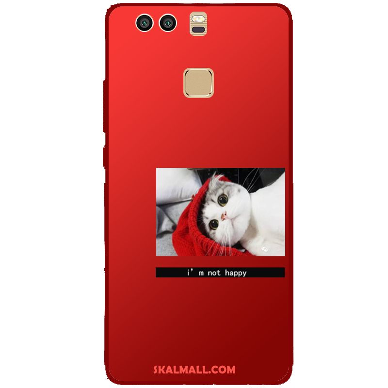 Huawei P9 Plus Skal Röd Mode Trend Varumärke Pu Silikon Till Salu