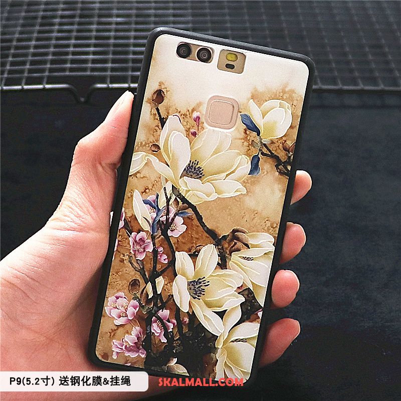 Huawei P9 Skal Mobil Telefon Personlighet Kinesisk Stil All Inclusive Nubuck Rea