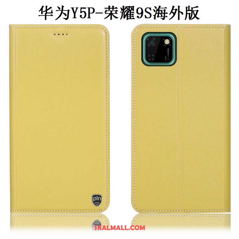 Huawei Y5p Skal Mobil Telefon Äkta Läder Skydd Täcka Fallskydd Butik