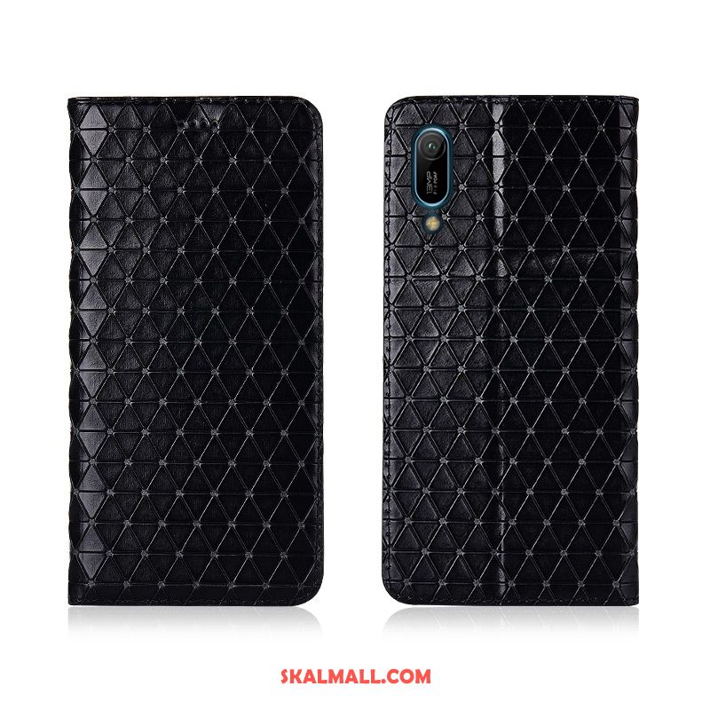 Huawei Y6 2019 Skal Mobil Telefon Äkta Läder Mjuk Ny Clamshell Billiga