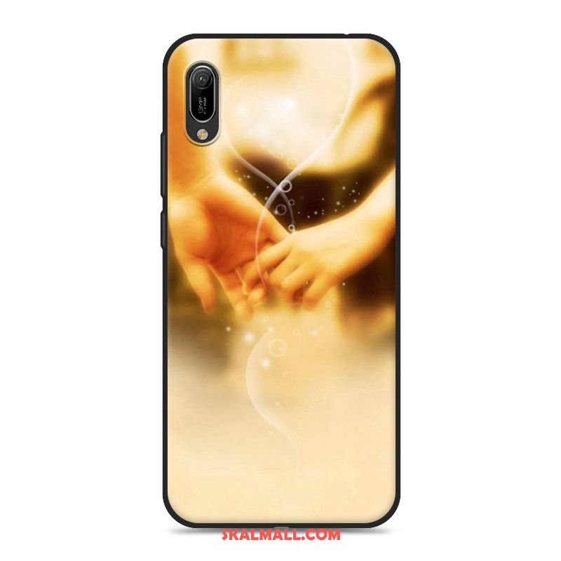 Huawei Y6 2019 Skal Silikon Mjuk Tecknat Mobil Telefon Rosa Billigt
