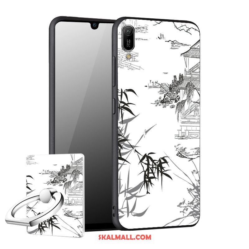 Huawei Y6 2019 Skal Skydd Kreativa Nubuck Mobil Telefon Personlighet Fodral Köpa