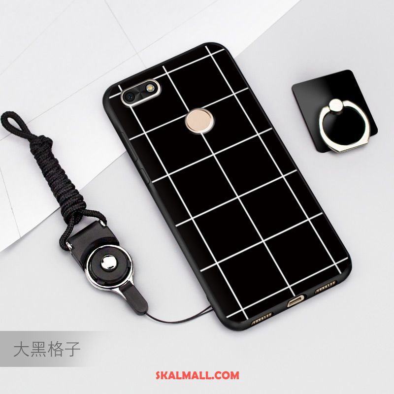 Huawei Y6 Pro 2017 Skal Skydd Mobil Telefon Blå Tecknat Rea