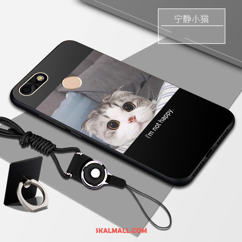 Huawei Y6 Pro 2017 Skal Svart Mobil Telefon Vit Mjuk Personlighet Billigt