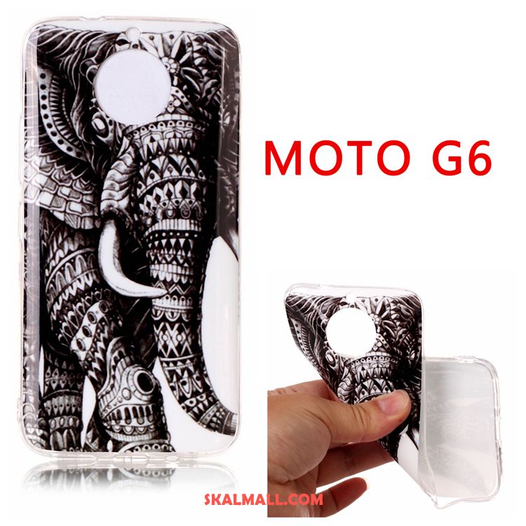 Moto G6 Skal Fallskydd Svart Mobil Telefon Mjuk Kreativa Online