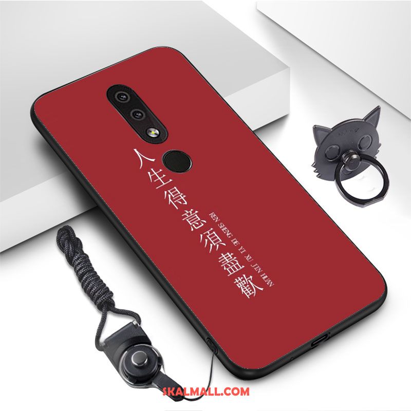 Nokia 4.2 Skal Net Red All Inclusive Mobil Telefon Ljus Personlighet Till Salu