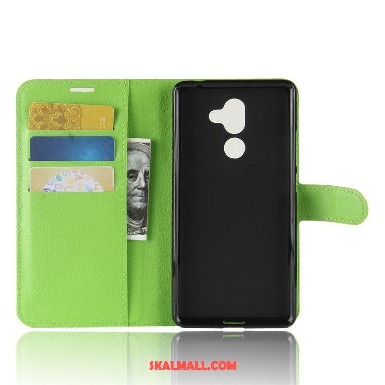 Nokia 7 Plus Skal Grön Täcka Skydd Läderfodral Mobil Telefon Till Salu