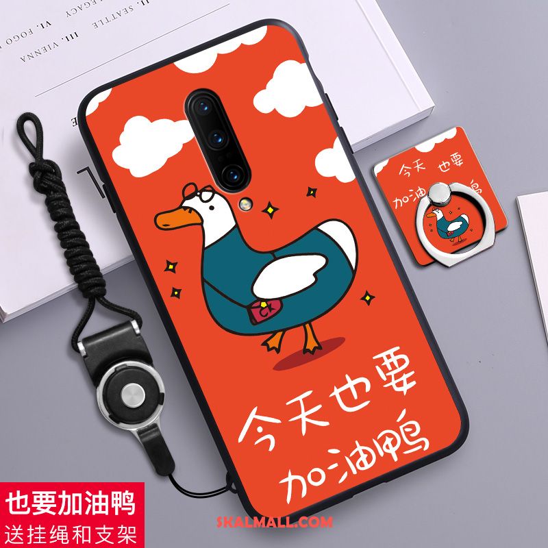 Oneplus 7 Pro Skal Mjuk Tecknat Personlighet Mobil Telefon Gul Fodral Billigt