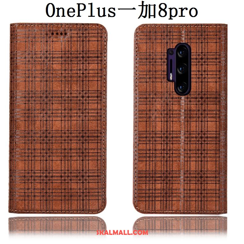 Oneplus 8 Pro Skal Skydd Läderfodral Täcka Mobil Telefon Sammet Billiga