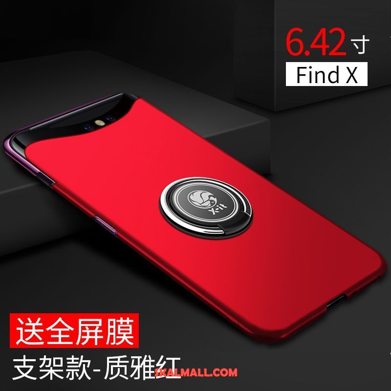 Oppo Find X Skal Net Red Mobil Telefon Svart Lätt Och Tunt Kreativa Butik