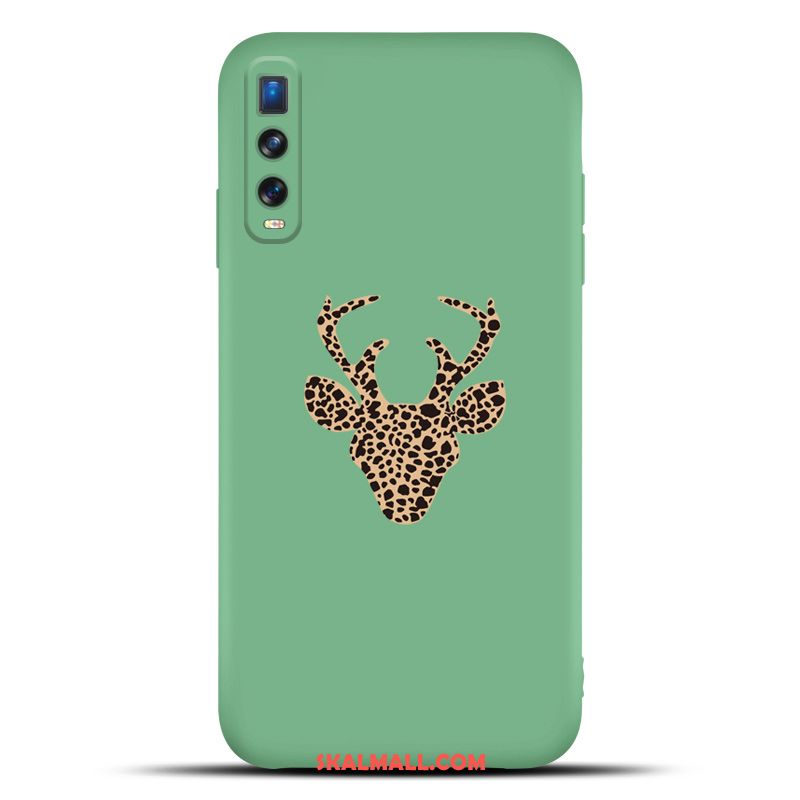 Oppo Find X2 Pro Skal Tecknat Mobil Telefon Skydd Grön Silikon Rea