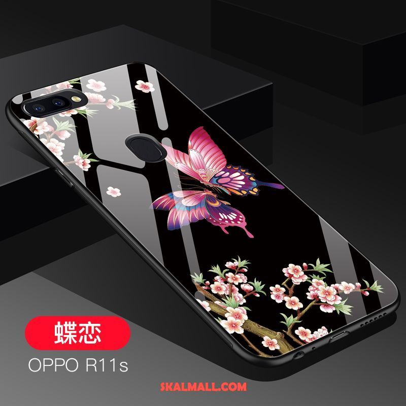 Oppo R11s Skal Mobil Telefon Purpur All Inclusive Trend Glas Billiga