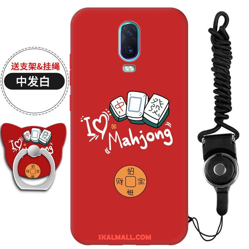 Oppo R17 Skal Mobil Telefon Kreativa Vacker Röd Mjuk Fodral Online