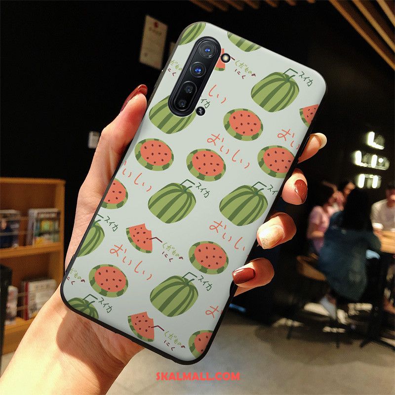 Oppo Reno 3 Skal Silikon Purpur Mobil Telefon Frukt Mode På Nätet