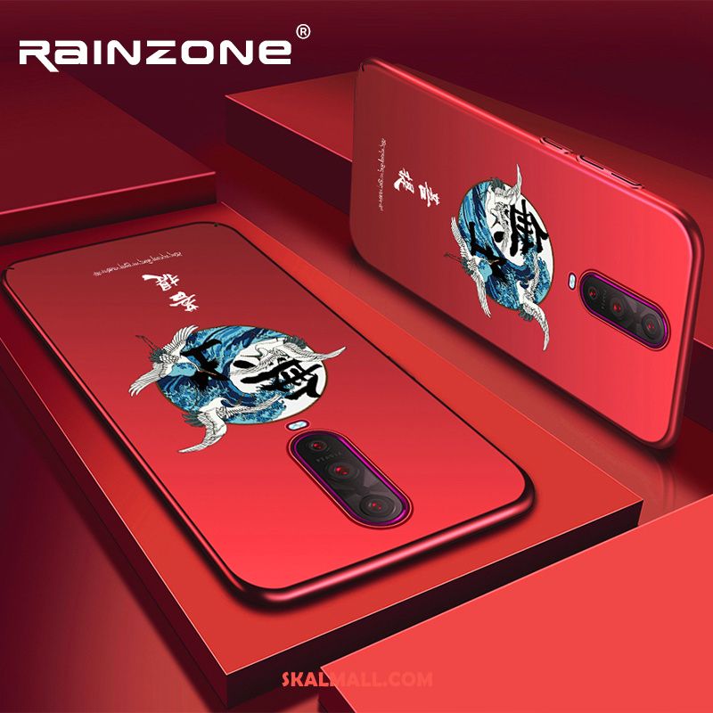 Oppo Rx17 Pro Skal Mobil Telefon Fallskydd Net Red Blå Trend Varumärke Fodral Billig