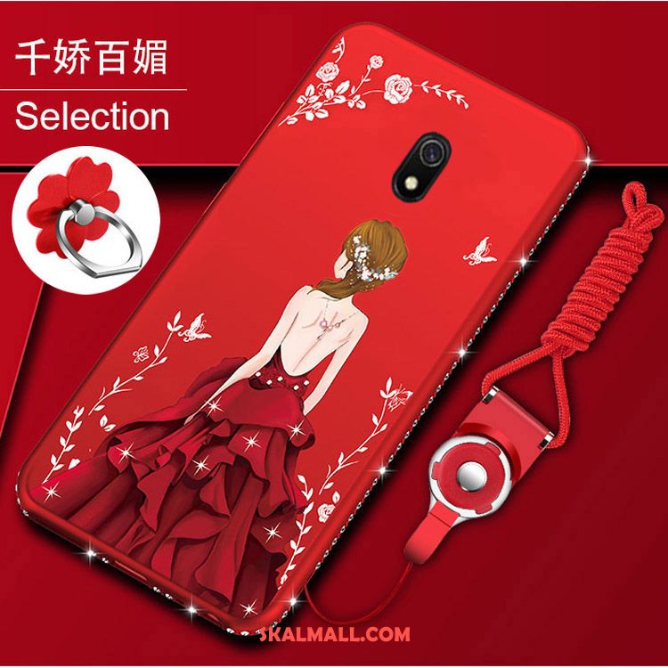 Redmi 8a Skal Röd Mjuk Liten Silikon Mobil Telefon Rea