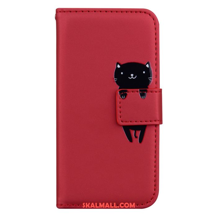 Redmi Note 9 Pro Skal Täcka Läderfodral Mobil Telefon Röd Grå Köpa