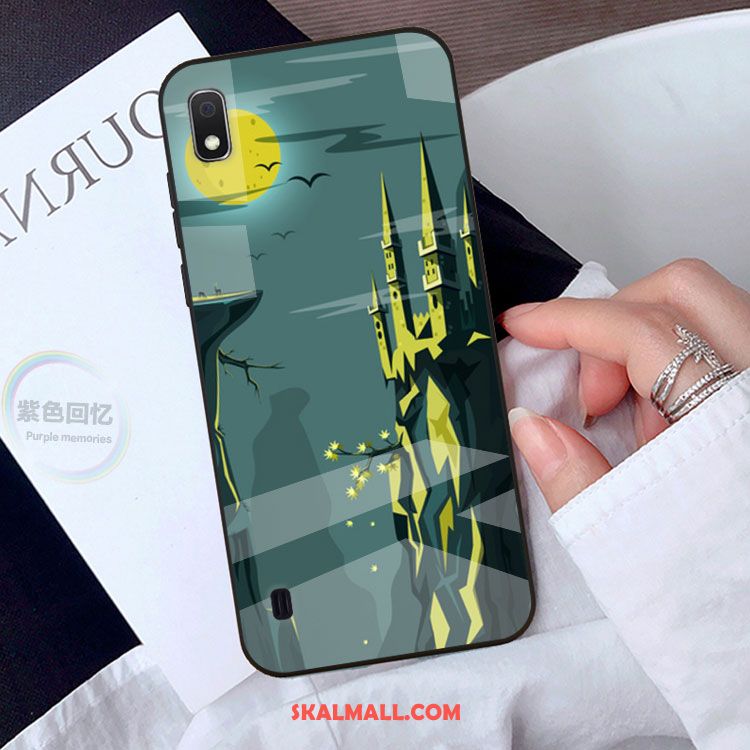 Samsung Galaxy A10 Skal Fallskydd Kreativa Blå Mobil Telefon Glas Fodral Köpa