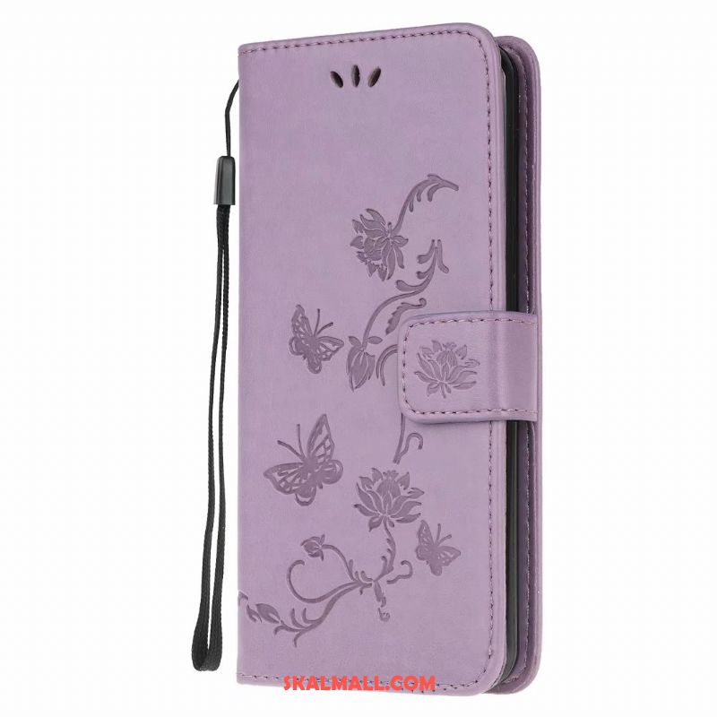 Samsung Galaxy A41 Skal Fjäril Blommor Mobil Telefon Fallskydd Rosa Billiga