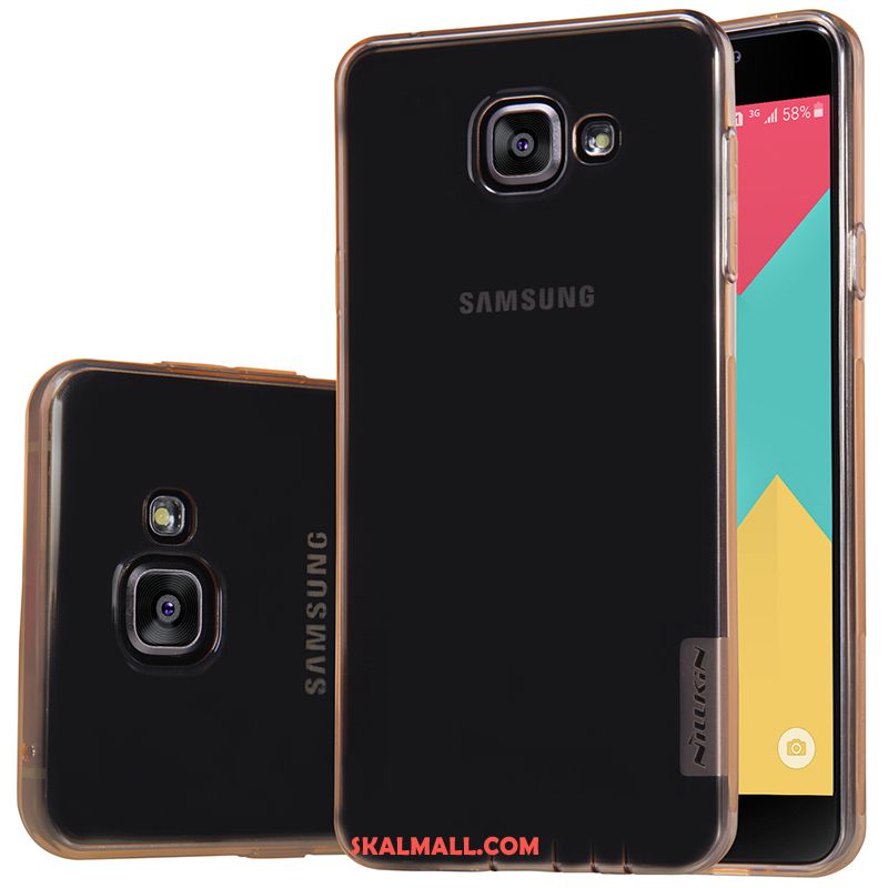 Samsung Galaxy A5 2016 Skal Guld Mjuk Silikon Stjärna Vit Online