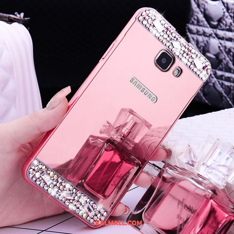 Samsung Galaxy A5 2016 Skal Strass Rosa Mobil Telefon Frame Stjärna Billiga