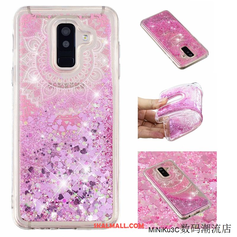 Samsung Galaxy A6 Skal Fallskydd Trend Mobil Telefon Purpur Pulver Köpa