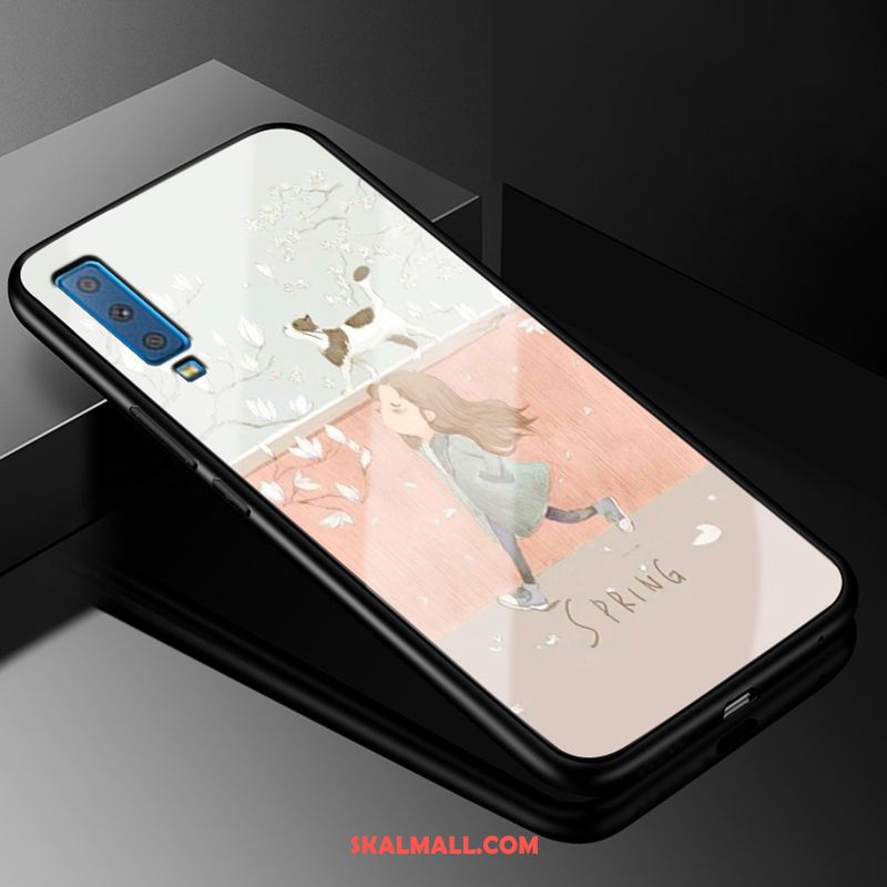 Samsung Galaxy A7 2018 Skal Skydd Silikon Glas Kyla Stjärna Fodral Köpa