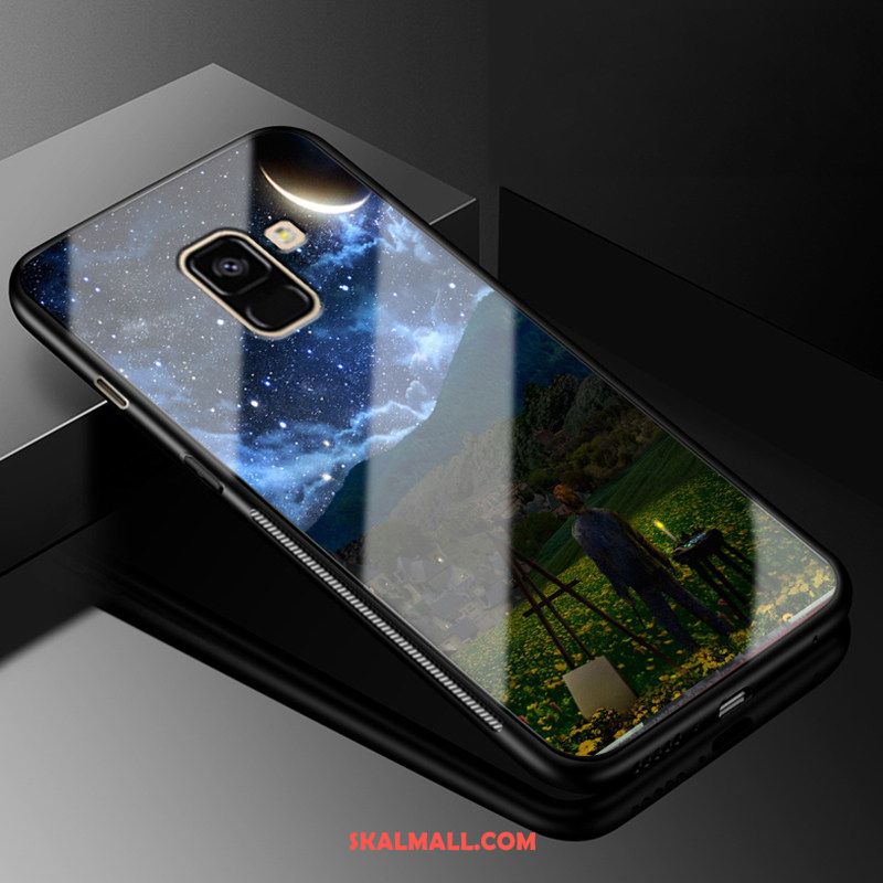 Samsung Galaxy A8 2018 Skal Skydd Mobil Telefon Glas Personlighet Stjärna Billigt