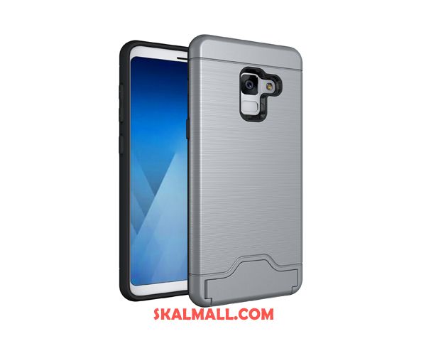 Samsung Galaxy A8 2018 Skal Skydd Svart Mobil Telefon Fallskydd Kort Köpa