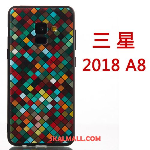 Samsung Galaxy A8 2018 Skal Stjärna Färg Personlighet Silikon Tecknat Online