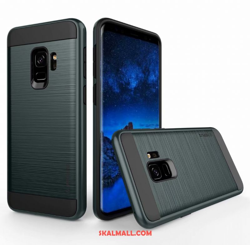 Samsung Galaxy A8 2018 Skal Stjärna Grön Skydd Silke Mobil Telefon Fodral Billigt