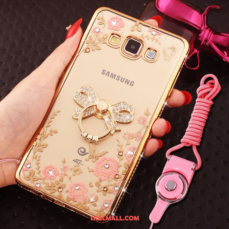 Samsung Galaxy A8 Skal Skydd Mobil Telefon Silikon Rosa Stjärna Fodral Online