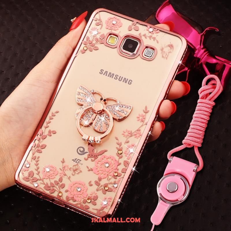 Samsung Galaxy A8 Skal Skydd Mobil Telefon Silikon Rosa Stjärna Fodral Online