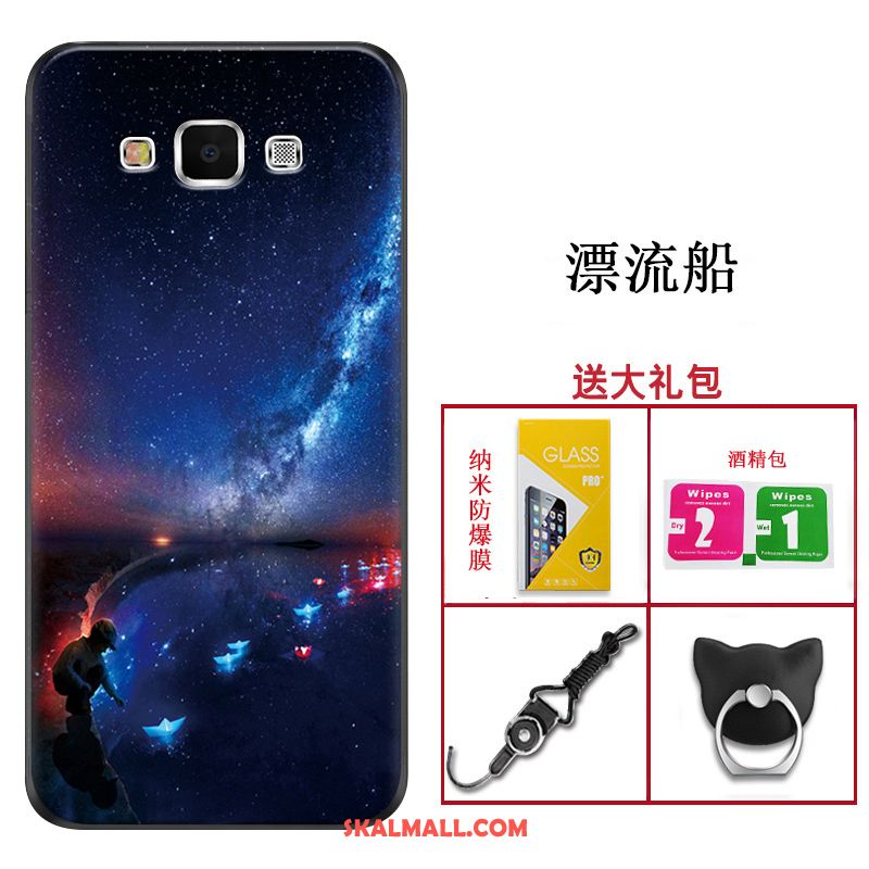 Samsung Galaxy A8 Skal Stjärna Nubuck Mobil Telefon Trend Skydd Rea
