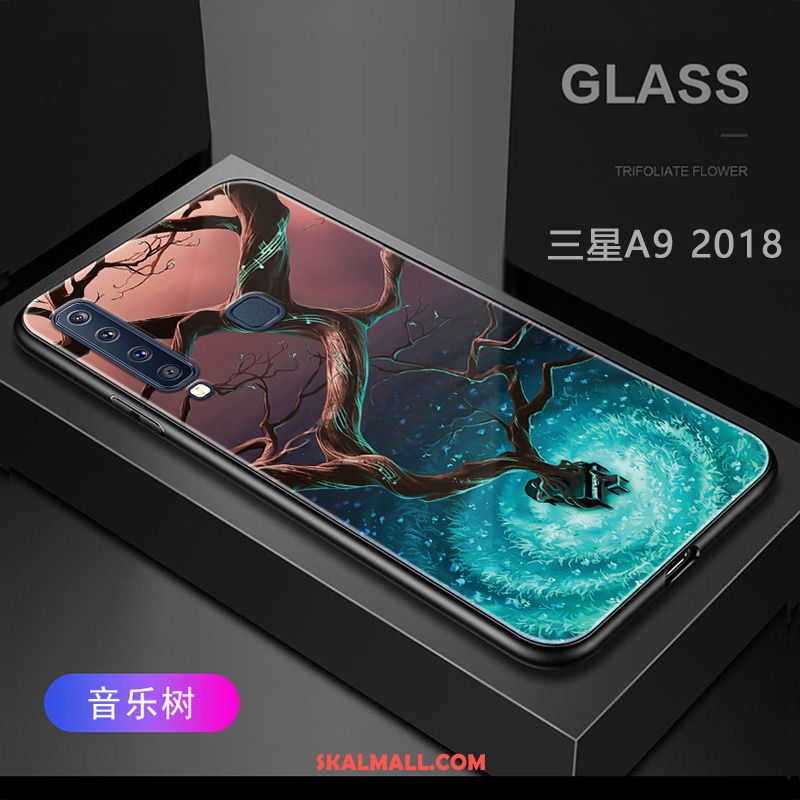 Samsung Galaxy A9 2018 Skal Trend Purpur All Inclusive Mjuk Stjärna Rea