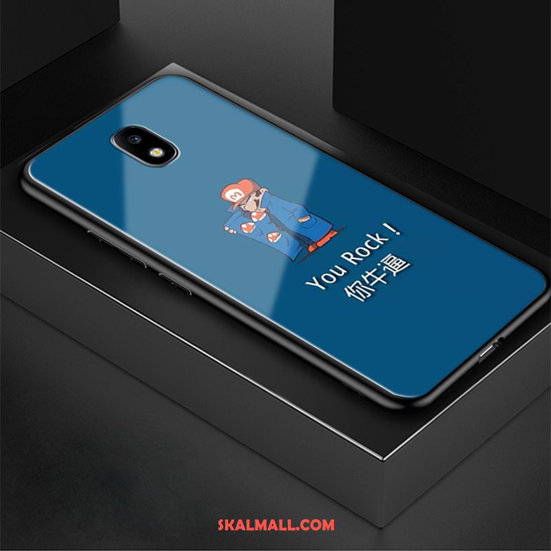 Samsung Galaxy J3 2017 Skal Stjärna Glas Färg Mobil Telefon Mjuk Fodral Billiga