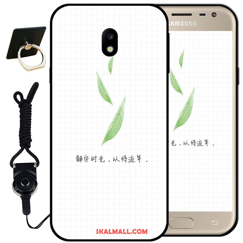 Samsung Galaxy J3 2017 Skal Svart Mobil Telefon Tecknat Lättnad Silikon Butik