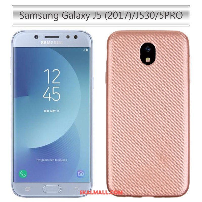 Samsung Galaxy J5 2017 Skal Rosa Guld Fallskydd Mobil Telefon Kostfiber Stjärna Fodral Köpa