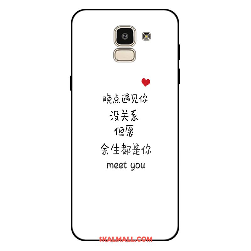 Samsung Galaxy J6 Skal Mobil Telefon Anpassa Nubuck Gul Trend Rabatt
