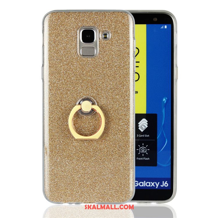 Samsung Galaxy J6 Skal Stjärna Mjuk Ring Pulver Blå Butik