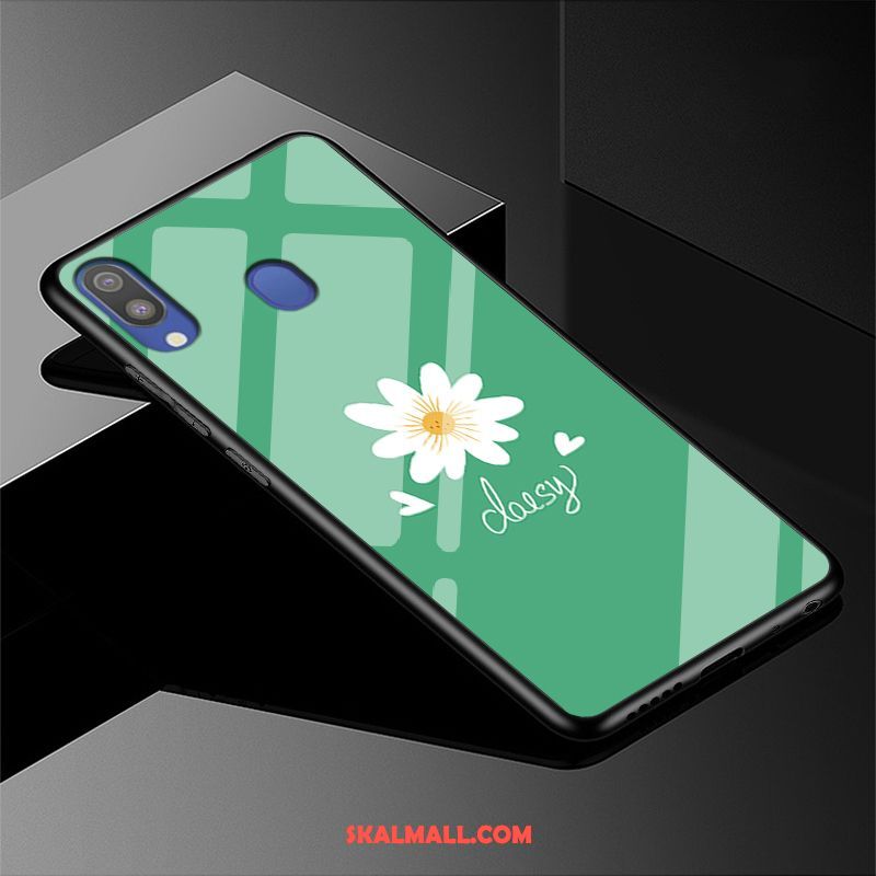 Samsung Galaxy M20 Skal Glas Skydd Grön All Inclusive Mobil Telefon Rea