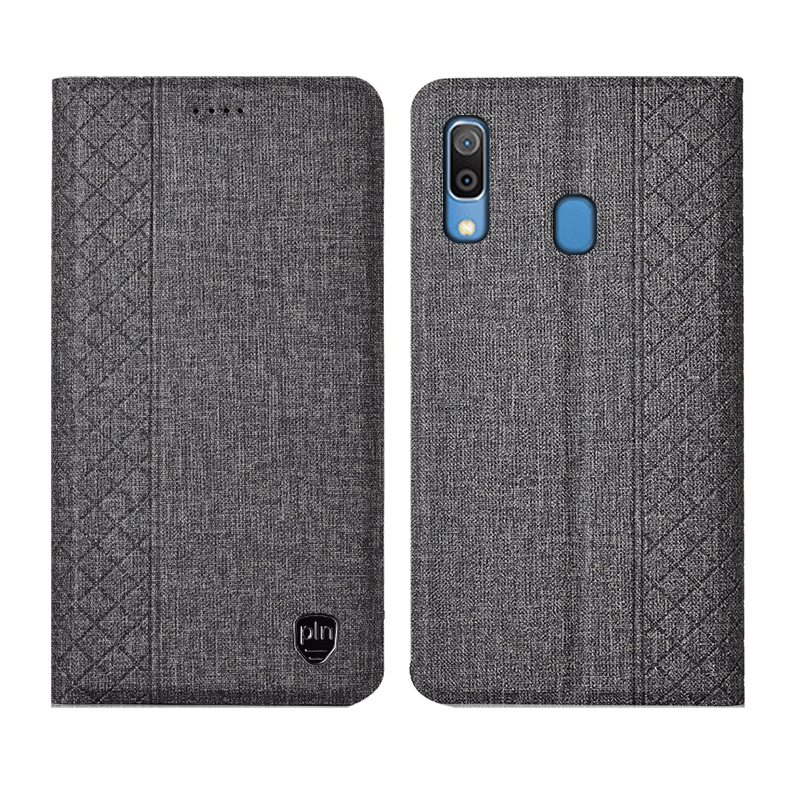 Samsung Galaxy M20 Skal Skydd Mobil Telefon All Inclusive Clamshell Blå På Rea