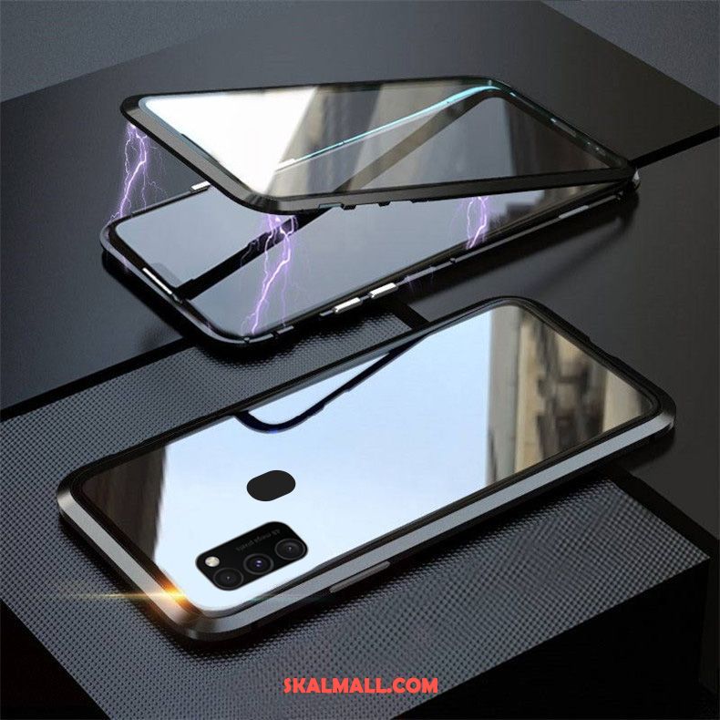 Samsung Galaxy M30s Skal Reversibel Magnetic Ny Glas Enkel Rea