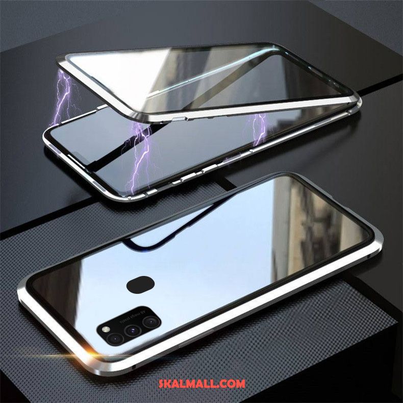 Samsung Galaxy M30s Skal Reversibel Magnetic Ny Glas Enkel Rea