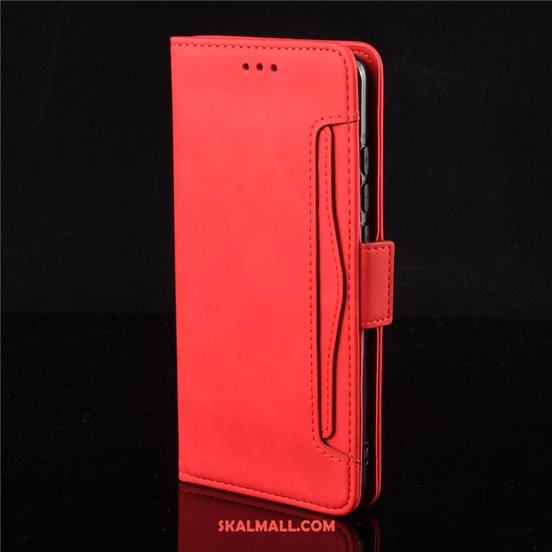 Samsung Galaxy Note 10 Lite Skal Pulver Röd Skydd Plånbok Mobil Telefon Rea