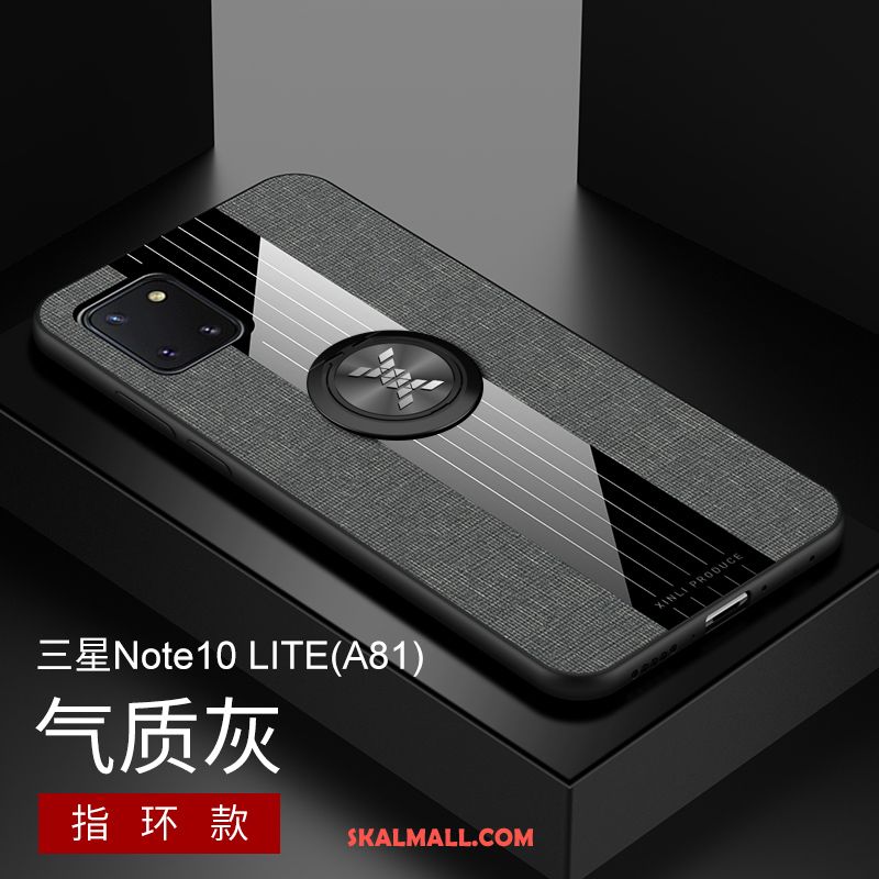 Samsung Galaxy Note 10 Lite Skal Skydd Grå Glidskydds Pu Mode Till Salu