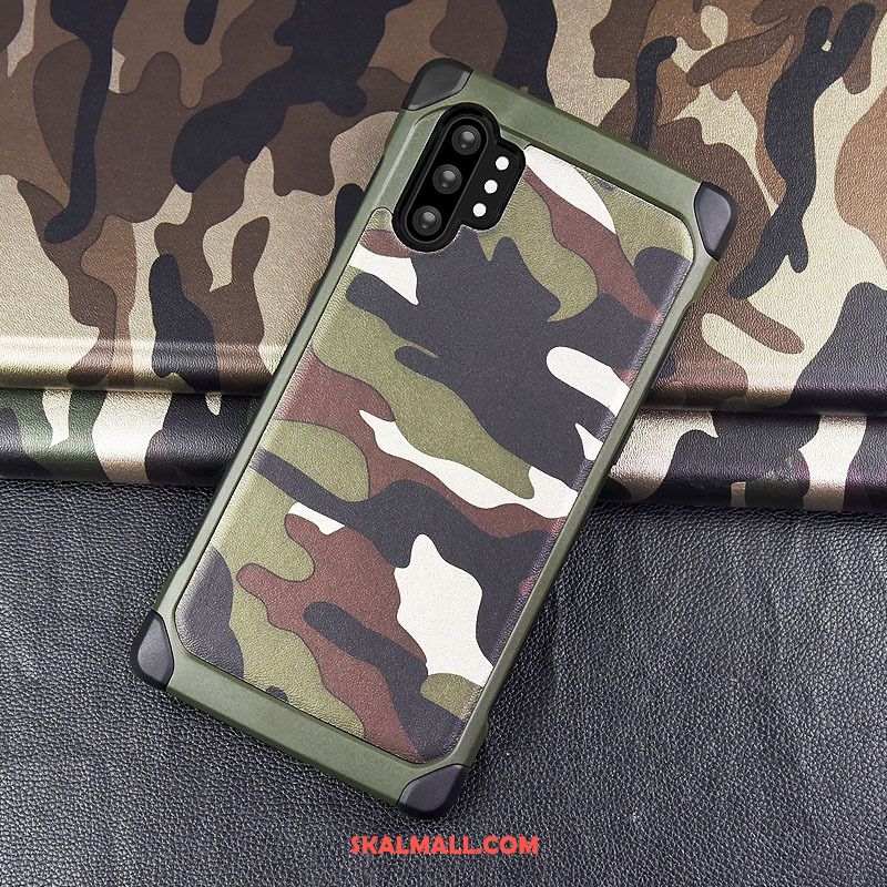 Samsung Galaxy Note 10+ Skal Kamouflage Mobil Telefon Purpur Skydd Stjärna Online