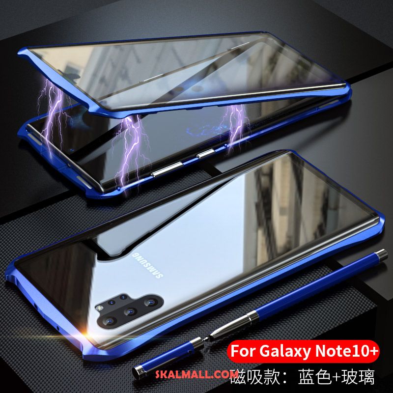 Samsung Galaxy Note 10+ Skal Metall Mobil Telefon Frame Fallskydd Reversibel Fodral På Rea