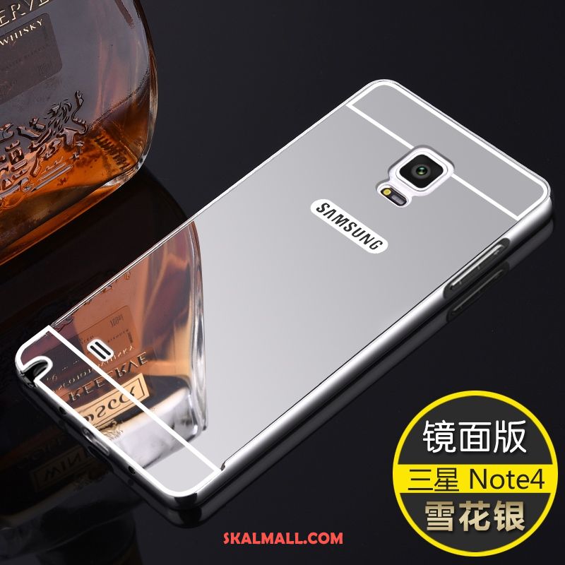 Samsung Galaxy Note 4 Skal Härdning Spegel Mobil Telefon Frame Fallskydd Billig